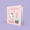 Cute Bunny birthday card