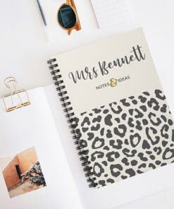Beige-animal-print-notebook