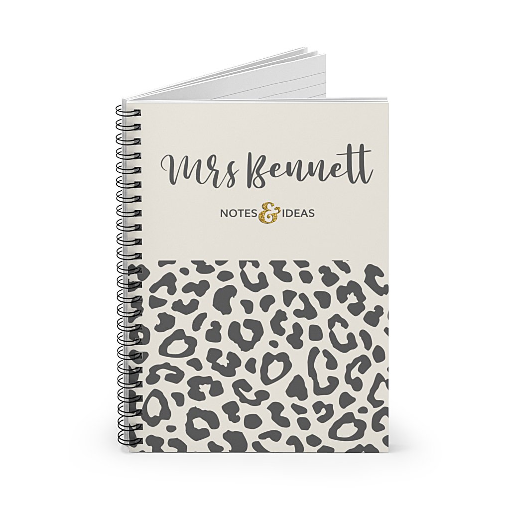 Cream-animal-print-notebook-opened