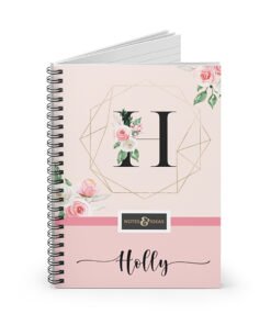 Floral-Initial-Notebook