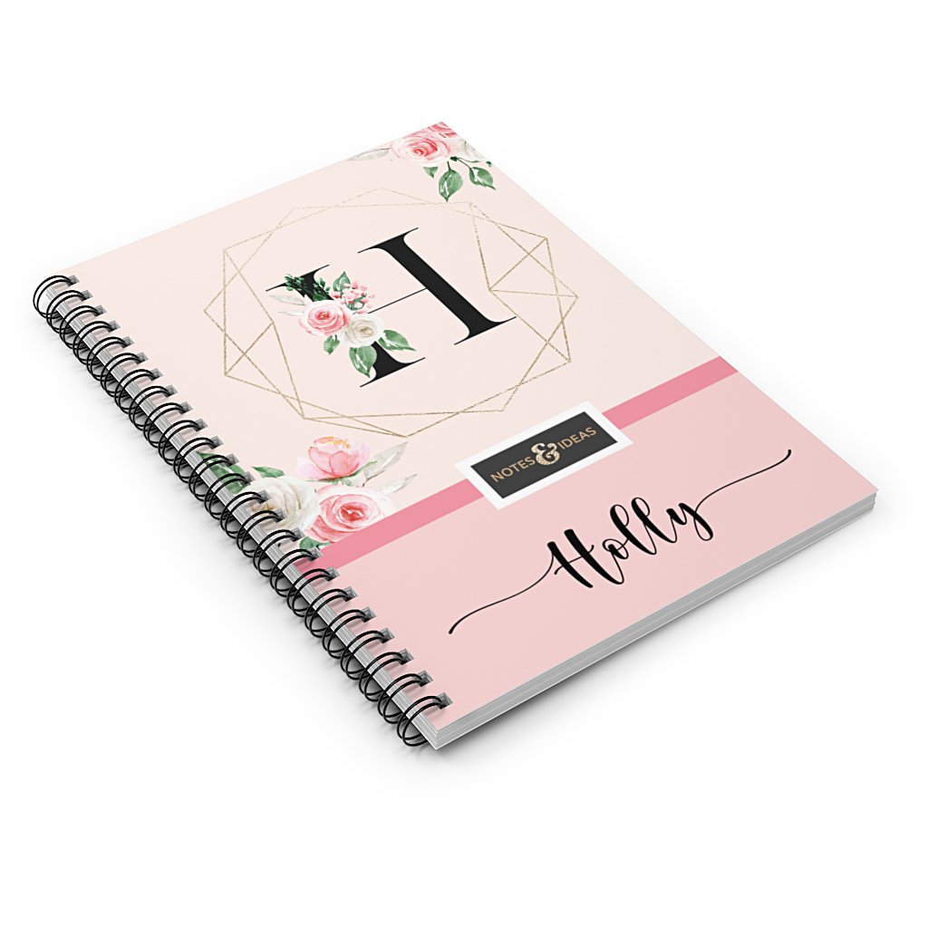 Floral-Initial-Notebook