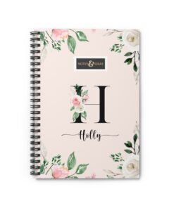 Floral-Initial-Notebook-front