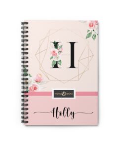 Floral-Initial-Notebook