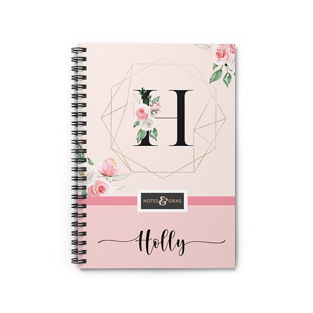 Floral-Initial-Notebook