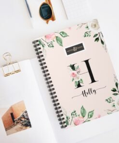 Floral-Initial-Notebook