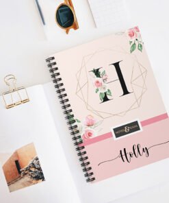 Floral-Initial-Notebook
