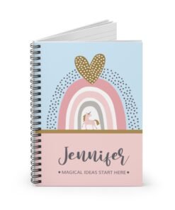 Notebook-Unicorn-Rainbow