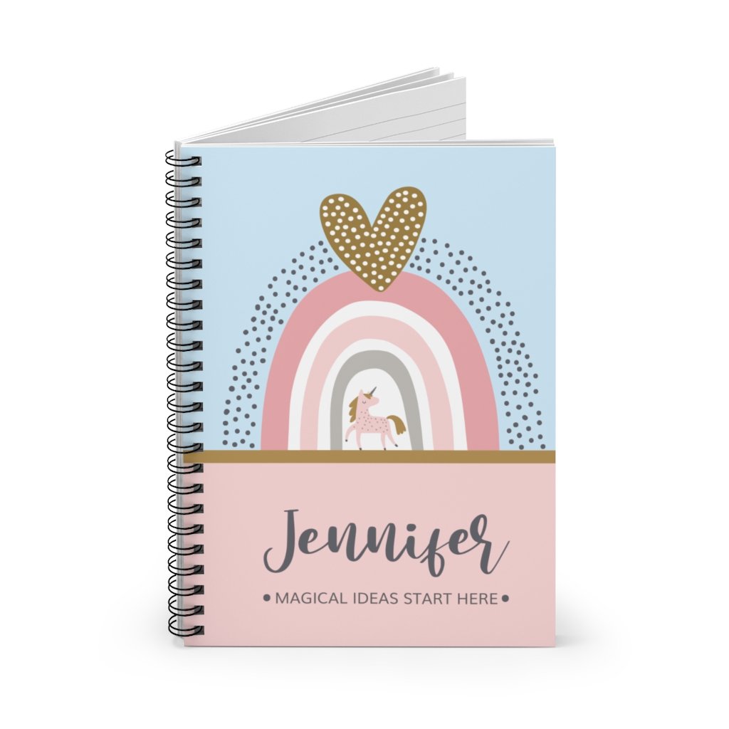 Notebook-Unicorn-Rainbow