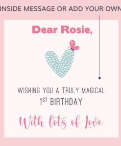cute bunny card personalisation