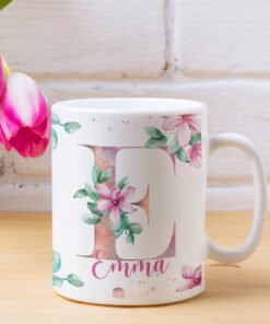 Personalised-Floral-Mug