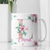Personalised-Floral-Mug