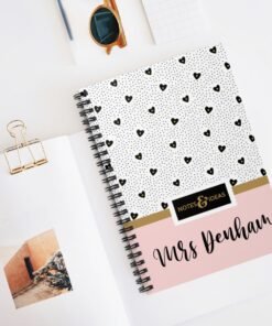 Personalised-Hearts-Notebook