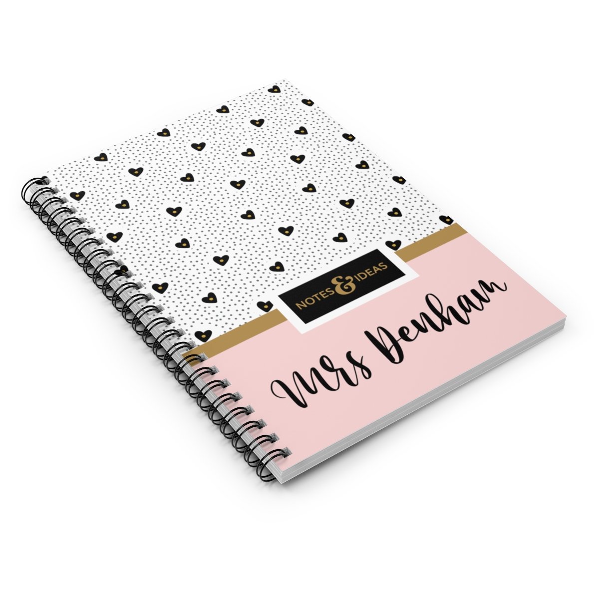 Personalised-Hearts-Notebook