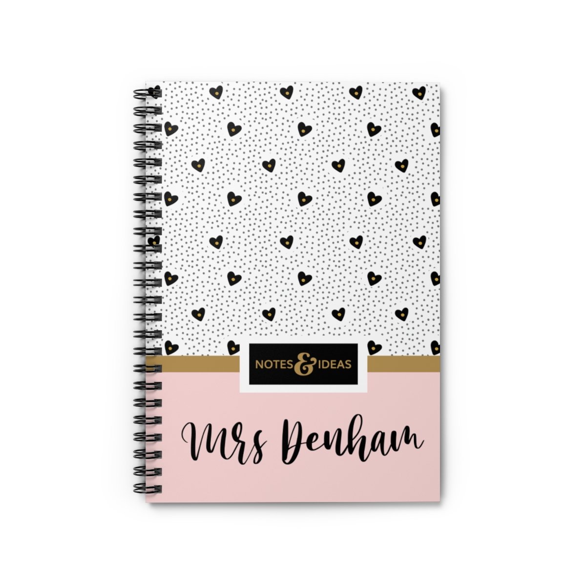 Personalised-Hearts-Notebook-front