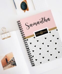 Personalised-Hearts-Notebook
