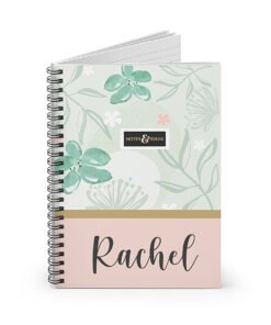 Personalised-Notebook-Floral