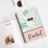 Personalised-Notebook-Floral