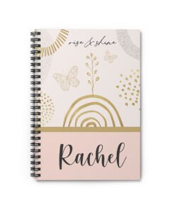 Personalised-Notebook-butterfly