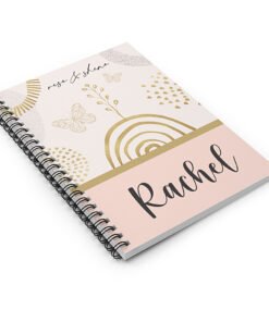 Personalised-Notebook-butterfly-flat