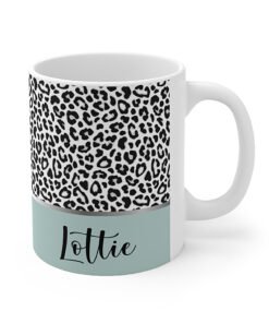 Personalised-animal-print-mug-green-right