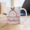 Personalised-rainbow-birthday-mug-desk