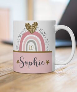 Personalised-rainbow-birthday-mug-desk