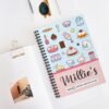 Personalised-recipe-notebook-girls