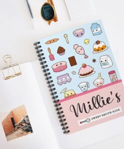 Personalised-recipe-notebook-girls