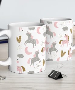 Personalised-unicorn-pattern-mug