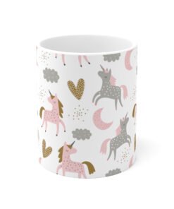 Personalised-unicorn-pattern-mug-front