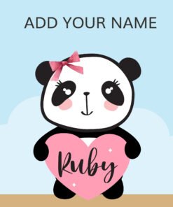 Personalised-Panda-Notebook