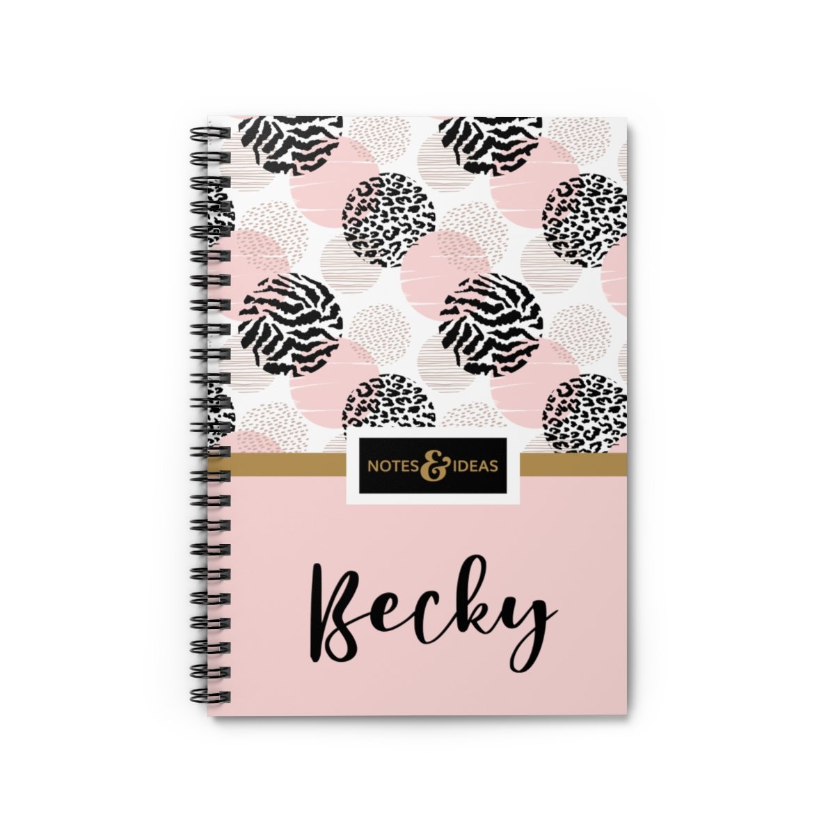 Personalized-Animal-Print-Notebook