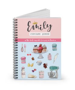 Personalized-Cupcake-Baking-Recipe-Notebook