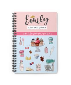 Personalized-Cupcake-Baking-Recipe-Notebook