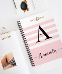 Personalized-Initial-Notebook-Front