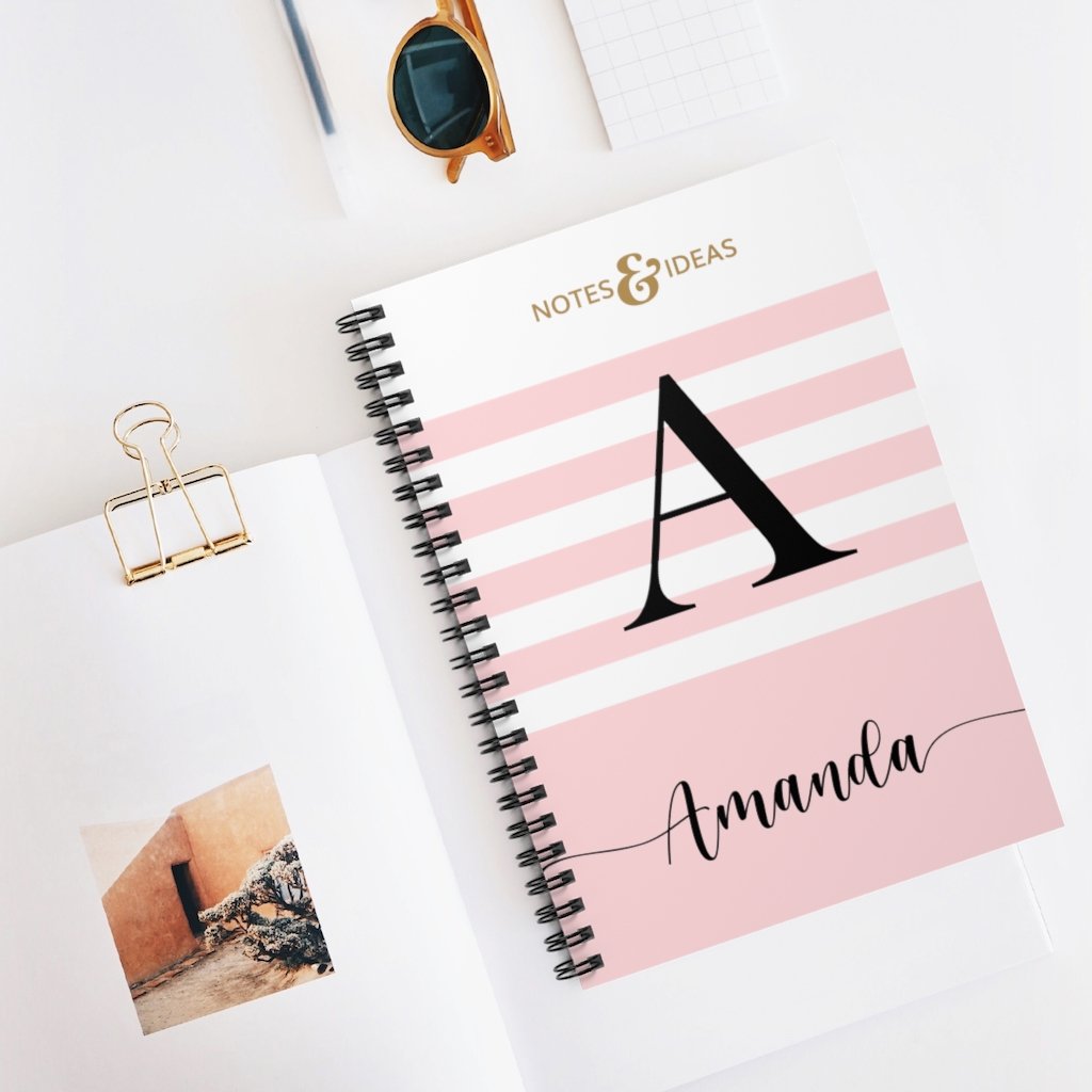 Personalized-Initial-Notebook-Front