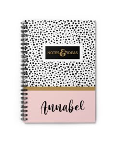 Personalized-Name-Polkadots-A5-Spiral-Notebook