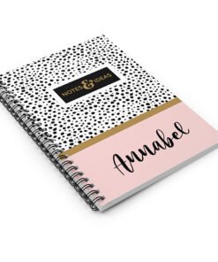 Personalized-Name-Polkadots-A5-Spiral-Notebook