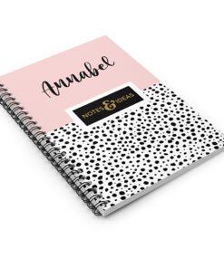 Personalized-Name-Polkadots-A5-Spiral-Notebook