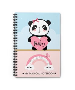 Personalized-Panda-Notebook-front