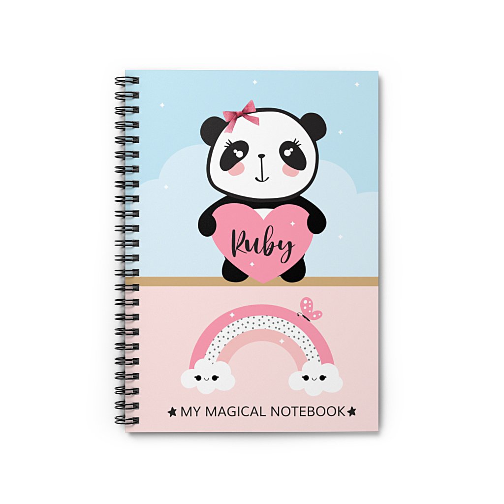 Personalized-Panda-Notebook-front