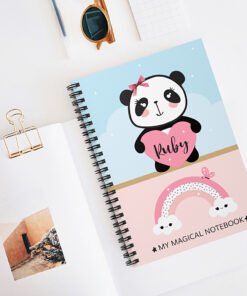Personalised-Panda-Notebook
