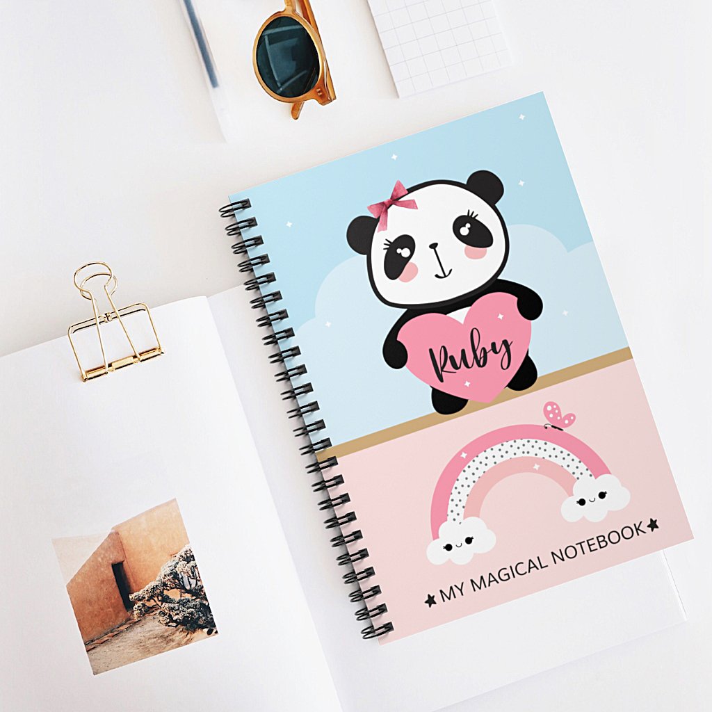 Personalised-Panda-Notebook