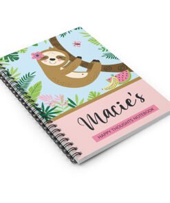 Personalized-Sloth-Notebook