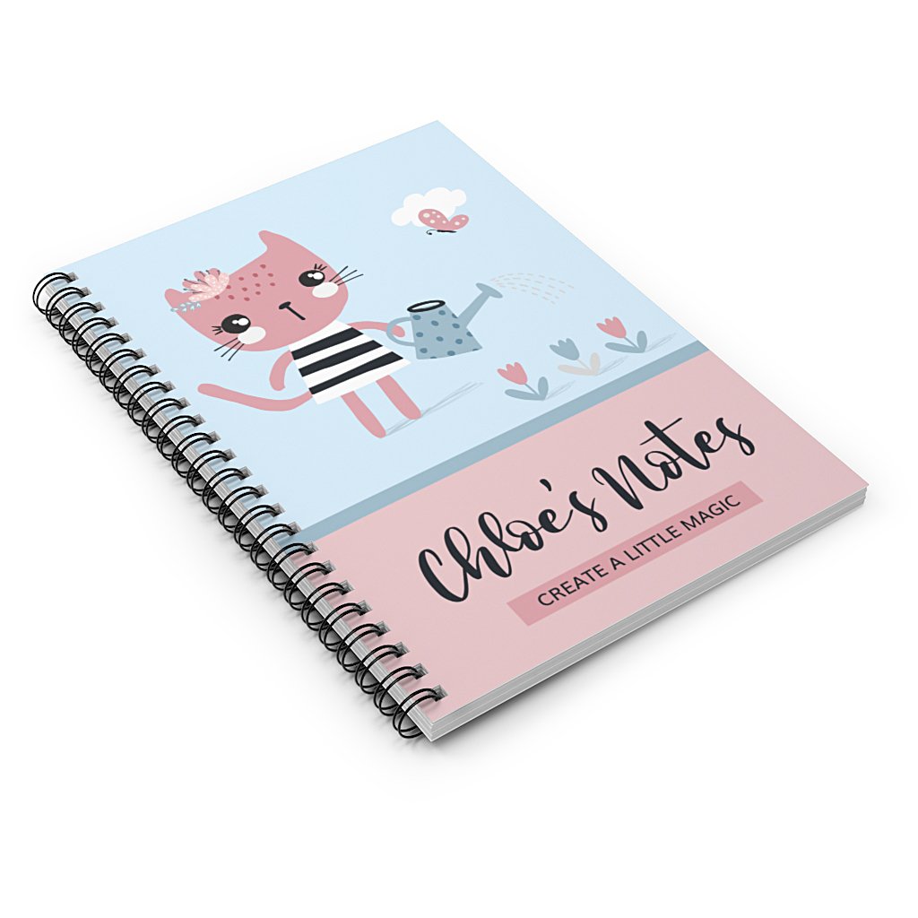Personalized-cat-notebook-flat