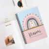 Personalized-bunny_rainbow-notebook