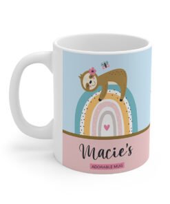 Personalized-sloth-mug-left