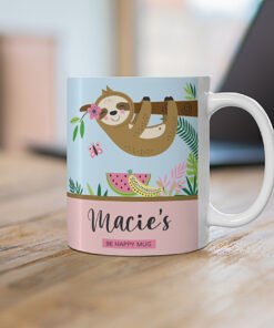 Personalized-sloth-mug-office