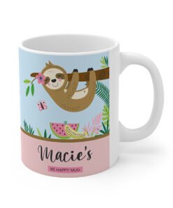 Personalized-sloth-mug-right