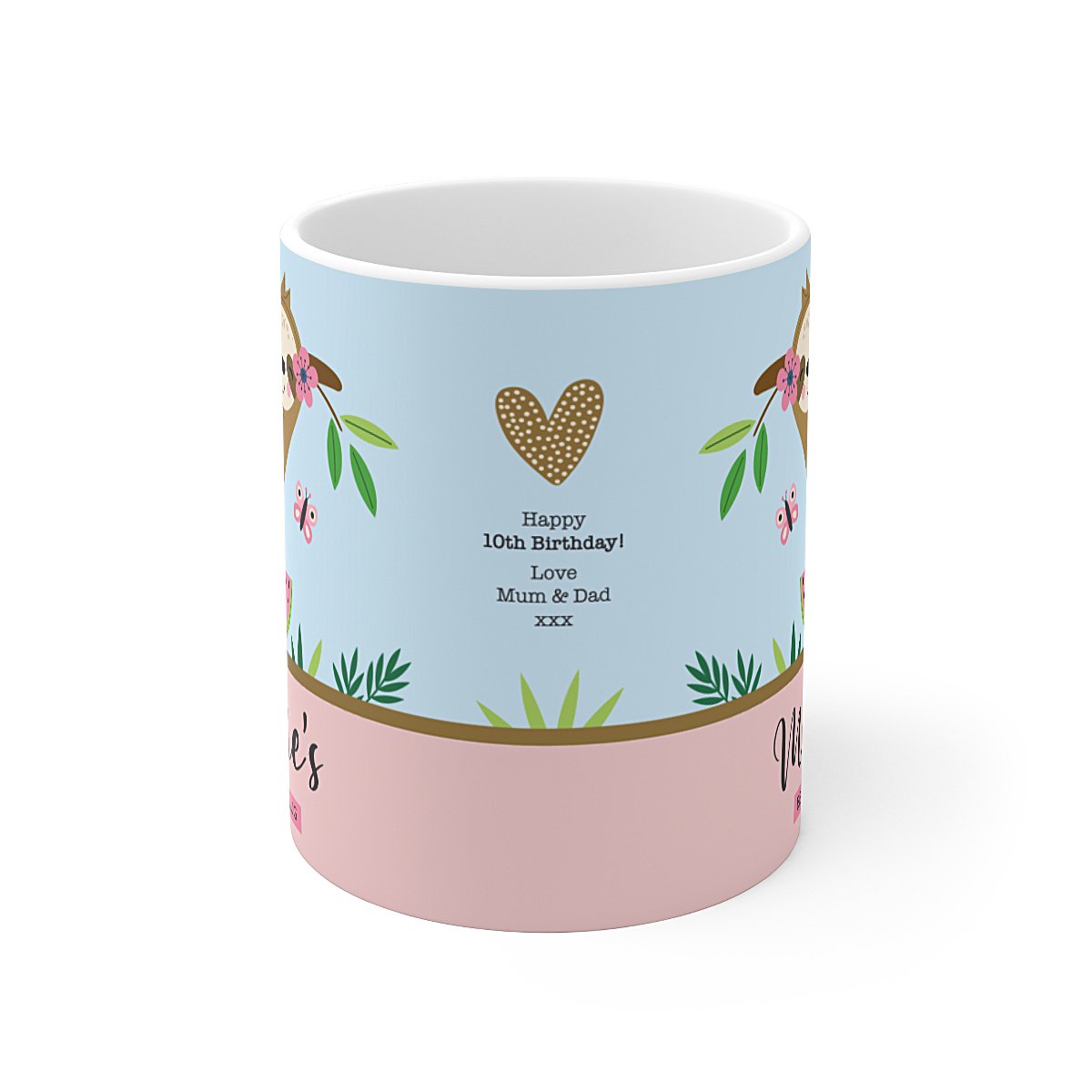 Personalized-sloth-mug